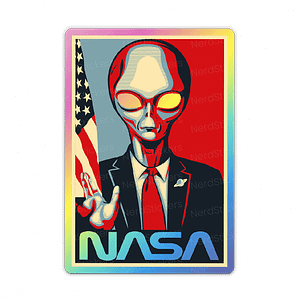 Nasa ET - Nerd Stickers