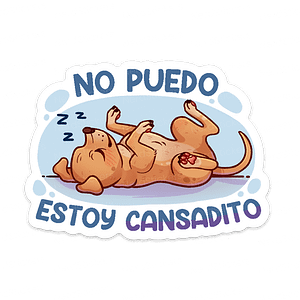 No puedo estoy cansadito