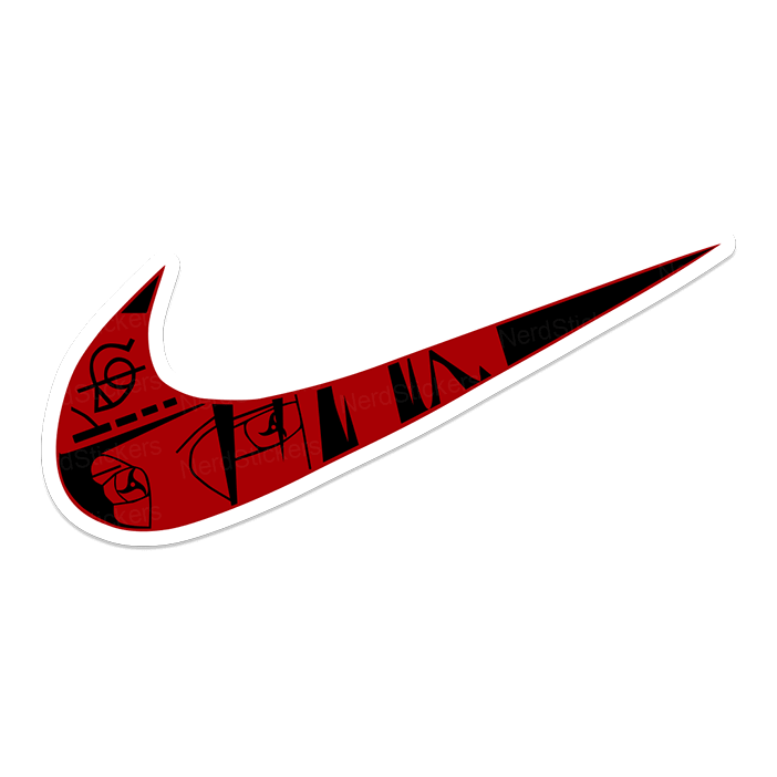 Itachi Nike Nerd Stickers