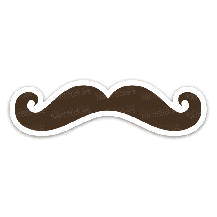 Mustache - Nerd Stickers