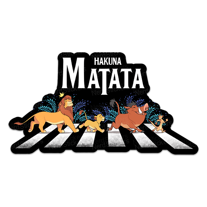 Hakuna matata - Nerd Stickers